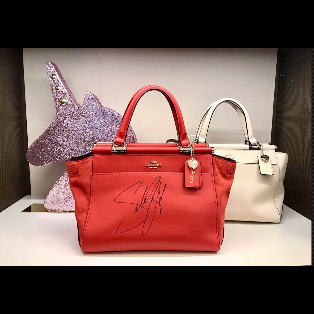 Coach Selena Gomez Limited Grace Bag Signed
